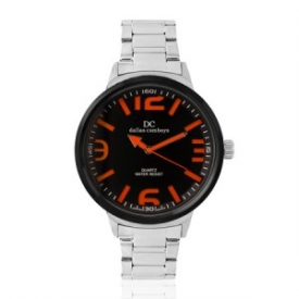 Designové ocelové hodinky - 47276